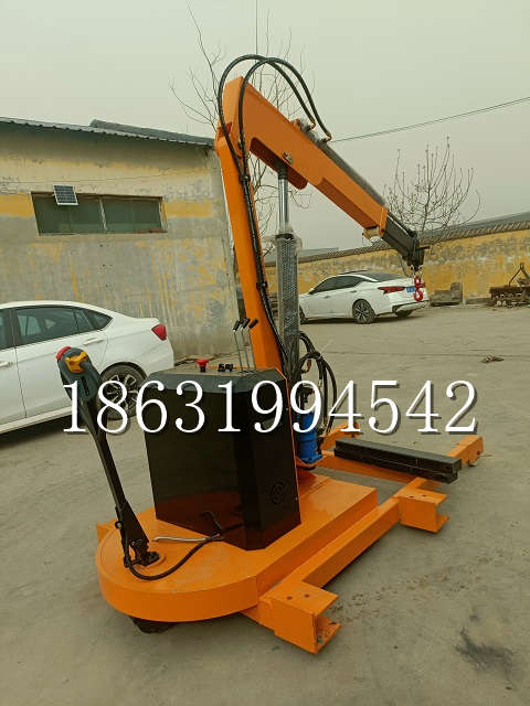 古坑乡自卸车厢随车吊 自制轮式四不像起重机 四驱平板吊 5吨 贵盛